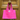 Fuchsia pink upcycled shopping bag