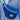 Blue upcycled fanny pack