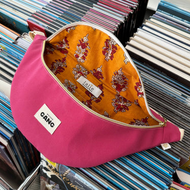 Pink upcycled fanny pack
