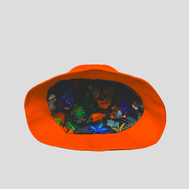 Bowie upcycled bucket hat