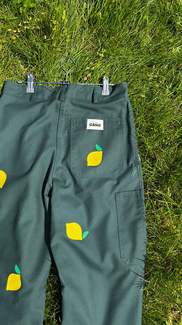 Pantalon unisexe vert Citron