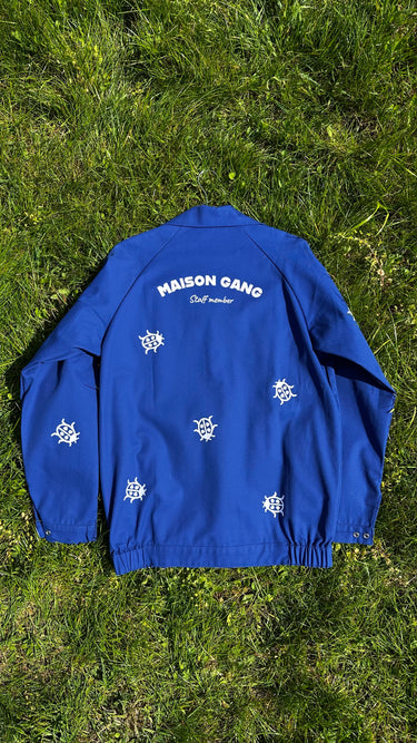 Veste de travail unisexe bleue coccinelle